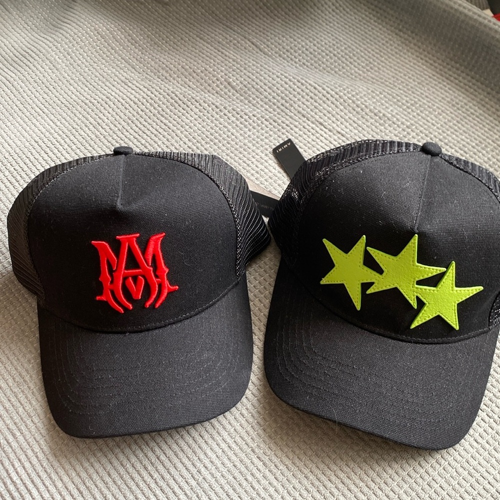 Amiri hat logo and star